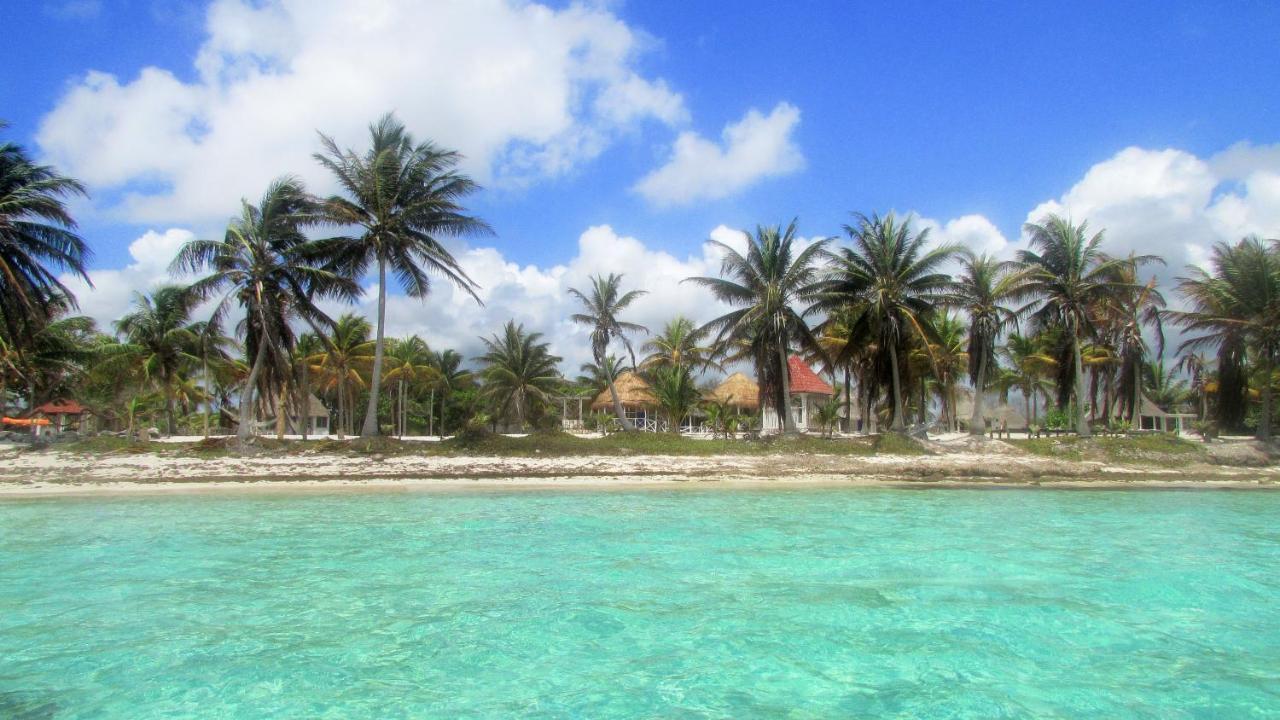 Cabanas Ecoturisticas Costa Maya Mahahual Esterno foto