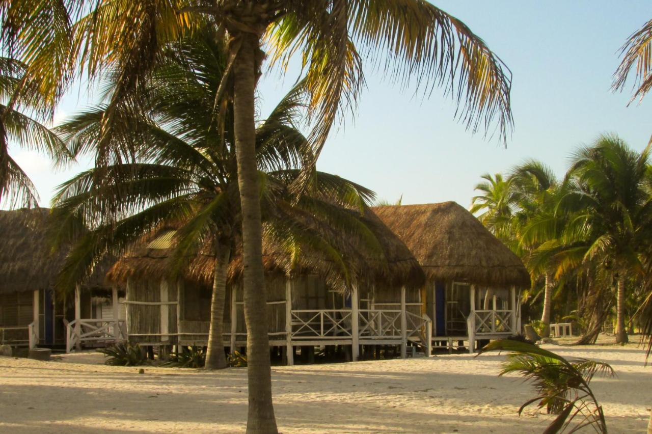 Cabanas Ecoturisticas Costa Maya Mahahual Esterno foto