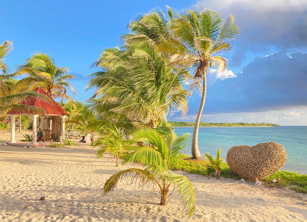 Cabanas Ecoturisticas Costa Maya Mahahual Esterno foto
