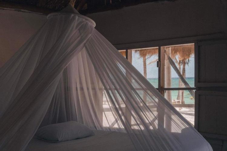 Cabanas Ecoturisticas Costa Maya Mahahual Esterno foto