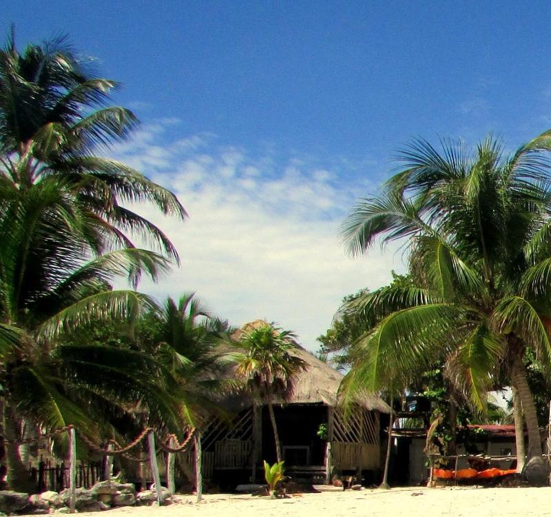 Cabanas Ecoturisticas Costa Maya Mahahual Esterno foto